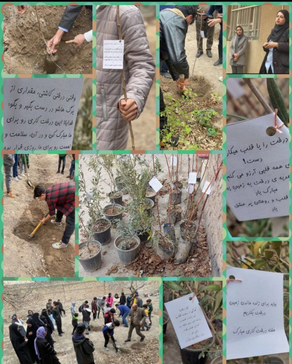 مراسم درختکاری در موسسه امام علی
