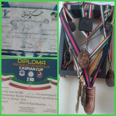 تلاش و پشتکار امیرحسین عزیز